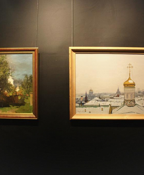 На выставке народного художника Валерия Страхова