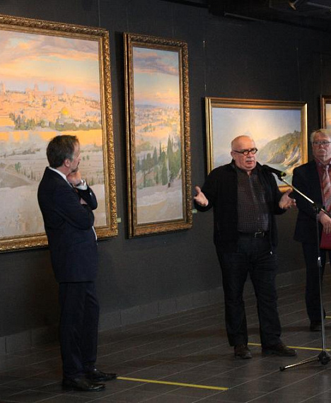 Открытие персональной выставки народного художника России Дмитрия Белюкина.