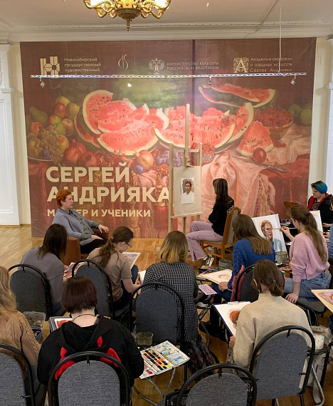 Мастер-класс в Новосибирском художественном музее