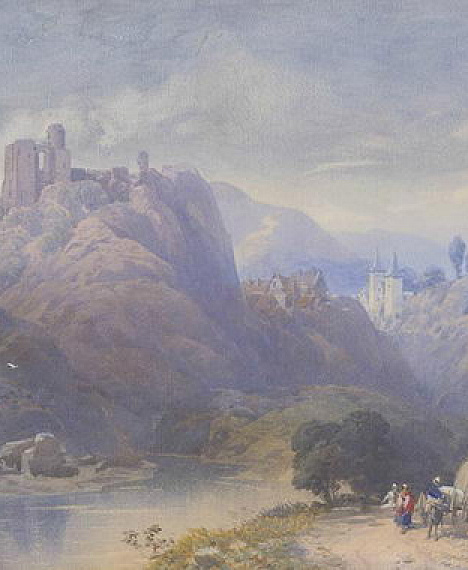 Томас Майлз Ричардсон мл. (1813-1890). Итальянский пейзаж. 1860 г.