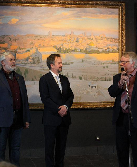 Открытие выставки Дмитрия Белюкина в Музейно-выставочном комплексе.