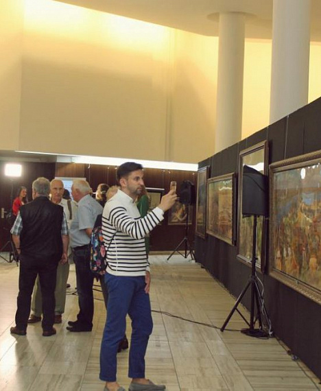 Выставка народного художника С.Н. Андрияки, проходившая в рамках проекта «Русские сезоны» в Германии. 2019 г.